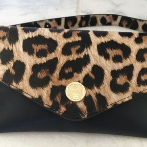 Vince Camuto Pocket Belt Bag Fanny Pack Leopard LG